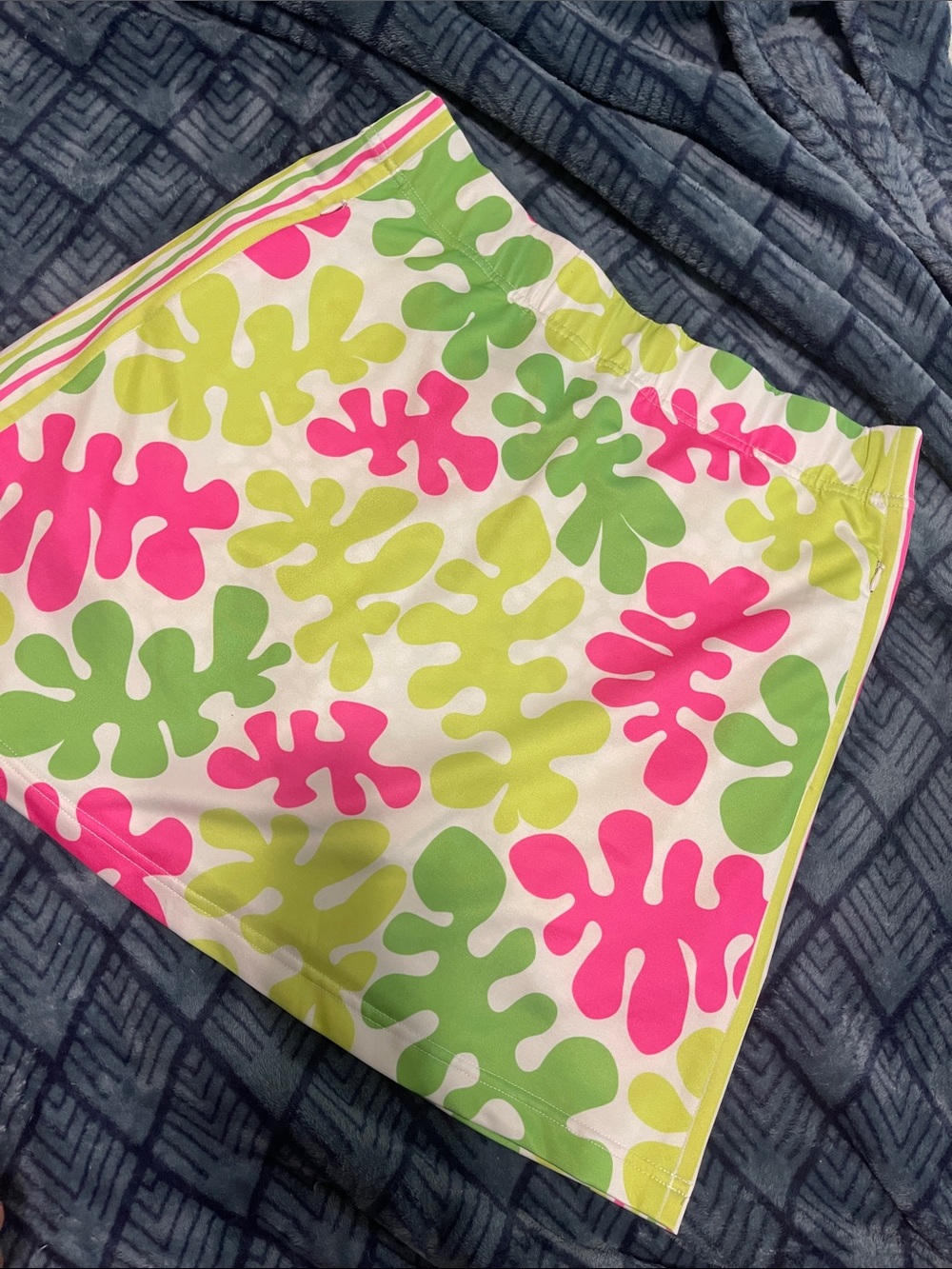 Gretchen Scott Pink & Lime Floral Waistband Skort